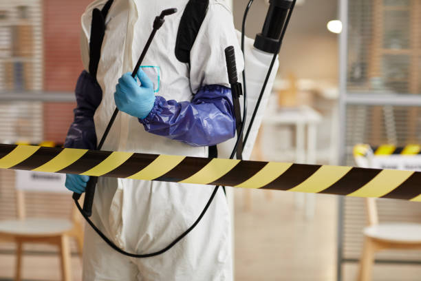 Professional Infectious Disease Decontamination technician working in Mckenna, WA